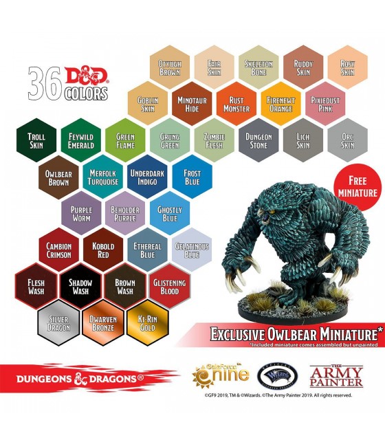 D&D Monsters Paint Set