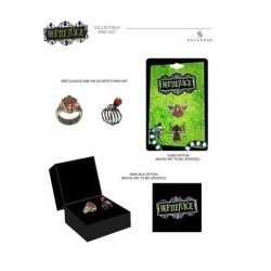 SET DE 2 ANILLOS BEETLEJUICE BIOEXORCISTA Y EXMUJER