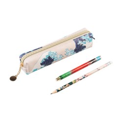 SET ESTUCHE CON BOLIGRAFO Y LAPIZ HOKUSAI
