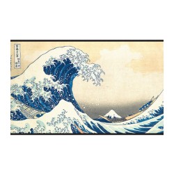 Tapete Black Stitched Playmant The Great Wave off Kanagawa by Hokusai - Ultra Pro