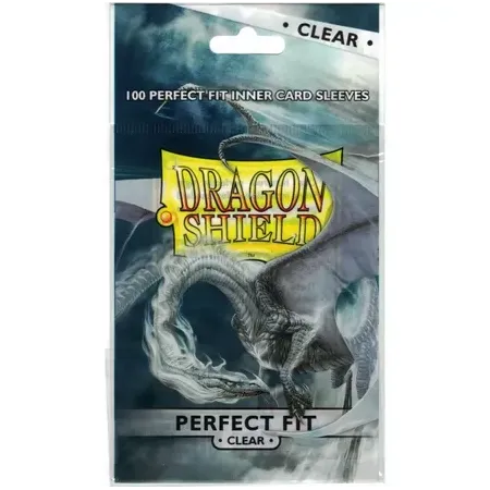 Fundas standard Perfect Fit Clear Transparente (100 fundas) Dragon Shield.