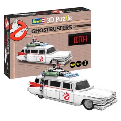 Puzzle 3D del Ecto1 de las legendarias películas de Cazafantasmas