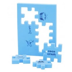 Cococrash rompecabezas de goma eva Nivel 1 Azul