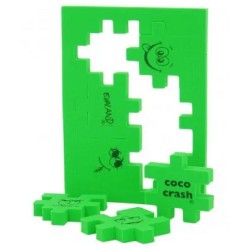 Cococrash rompecabezas de goma eva Nivel 2 Verde
