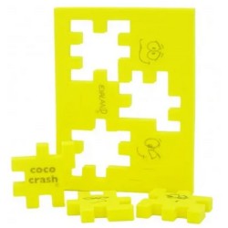 Cococrash rompecabezas de goma eva Nivel 3 Amarillo