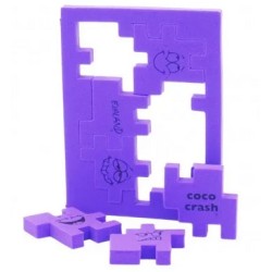 Cococrash rompecabezas de goma eva Nivel 6 Morado