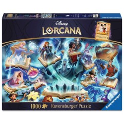 Disney Lorcana Puzzle Glimmers of the Realm: Sapphire (1000 piezas)