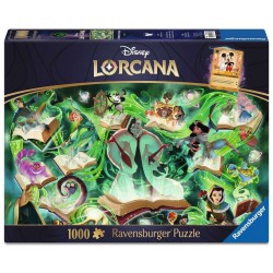 Disney Lorcana Puzzle Glimmers of the Realm: Emerald (1000 piezas)