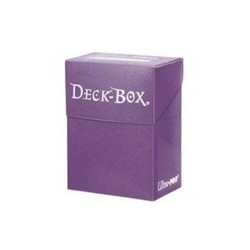 Caja de mazo Deck Box Solid Morado Ultra Pro.