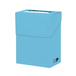 Caja de mazo Deck Box New Solid Azul Claro Ultra Pro.