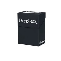 Caja de mazo Deck Box Solid Negro Ultra Pro.
